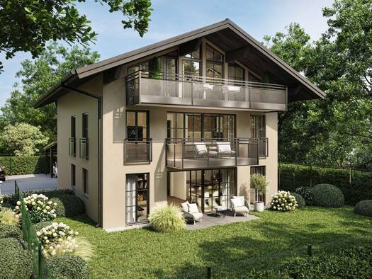 Wohnung zum Kauf - Erstbezug provisionsfrei 695.000 € 3 Zimmer 95 m² frei ab 01.10.2027 Bernau Bernau am Chiemsee 83233