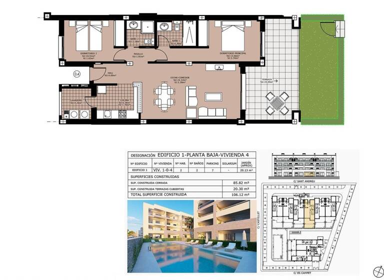 Wohnung zum Kauf - Erstbezug 420.000 € 3 Zimmer 85,8 m² EG Cala Ratjada 07590