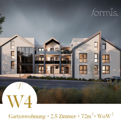 Terrassenwohnung zum Kauf - Neubau provisionsfrei 379.000 € 2,5 Zimmer 72 m² EG frei ab sofort Dettensser Str. 70 Dommelsberg Empfingen 72186