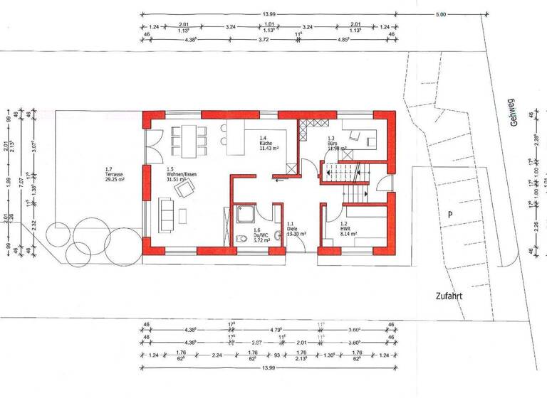Einfamilienhaus zum Kauf 699.000 € 7 Zimmer 170,3 m² 643 m² Grundstück Moorhausen Lilienthal 28865