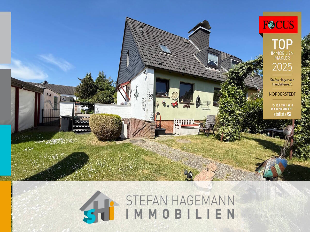 Doppelhaushälfte in Norderstedt mit Garage RETRO STYLE