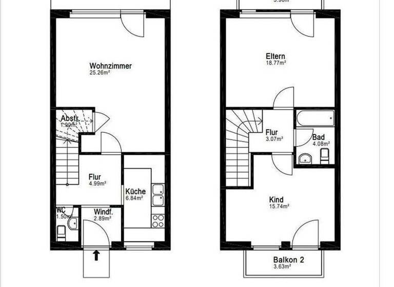Maisonette zum Kauf provisionsfrei 419.000 € 3 Zimmer 94,3 m² EG Kriegshaber Augsburg 86156