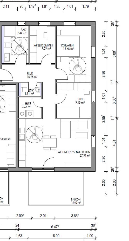 Wohnung zum Kauf provisionsfrei 580.096 € 4 Zimmer 90,6 m²<br/>Wohnfläche Griesheim Frankfurt 65933