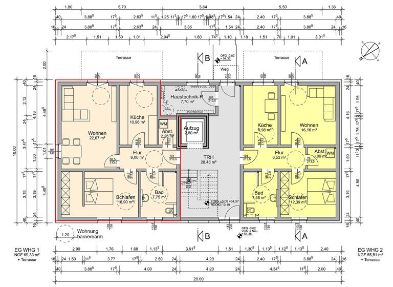 Wohnung zur Miete 1.250 € 1 Zimmer 70 m²<br/>Wohnfläche 3<br/>Geschosse Schäfferstraße 17 A Leipziger Str. Magdeburg 39112