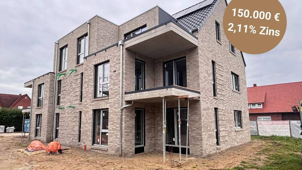 Wohnung zum Kauf - Erstbezug provisionsfrei 310.000 € 4 Zimmer 87,7 m² EG frei ab 01.04.2026 Kirchstraße 49 Werlte 49757