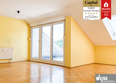 Wohnung zum Kauf 245.000 € 2 Zimmer 62 m² Dachgeschoss, 3. Geschoss Langes Gräthlein 52 Versbach Würzburg 97078
