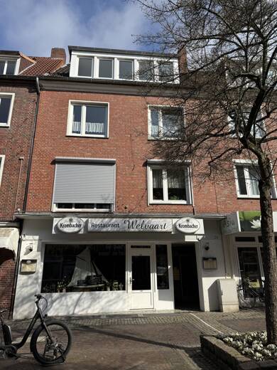 Wohnung zur Miete 500 € 3 Zimmer 60 m² Dachgeschoss, 3. Geschoss frei ab sofort Stadtzentrum Emden 26725