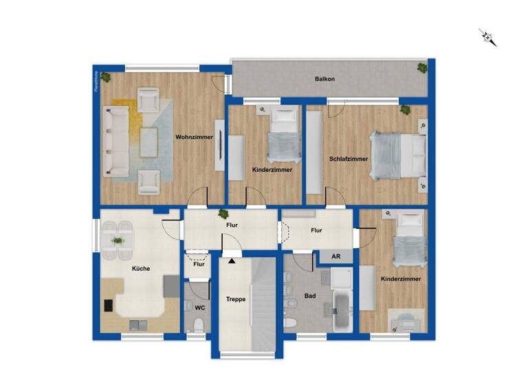 Wohnung zum Kauf 264.000 € 4 Zimmer 112,3 m² 1. Geschoss Brühl 68782
