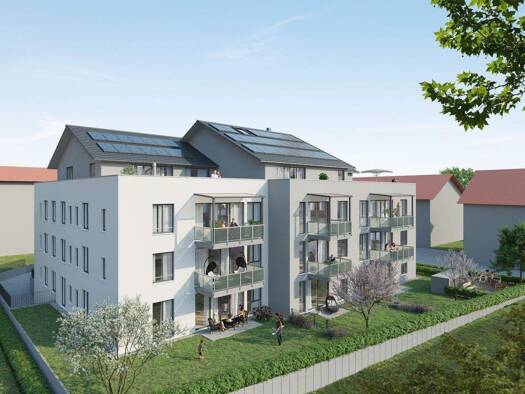 Wohnung zur Miete 1.250 € 3 Zimmer 80,1 m² Geschoss 1/3 frei ab sofort Cranachstraße Rheinfelden Rheinfelden (Baden) 79618