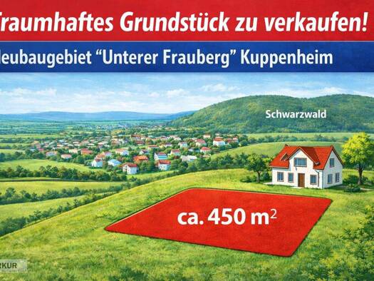 Grundstück zum Kauf 269.000 € 446 m² Grundstück Kuppenheim 76456