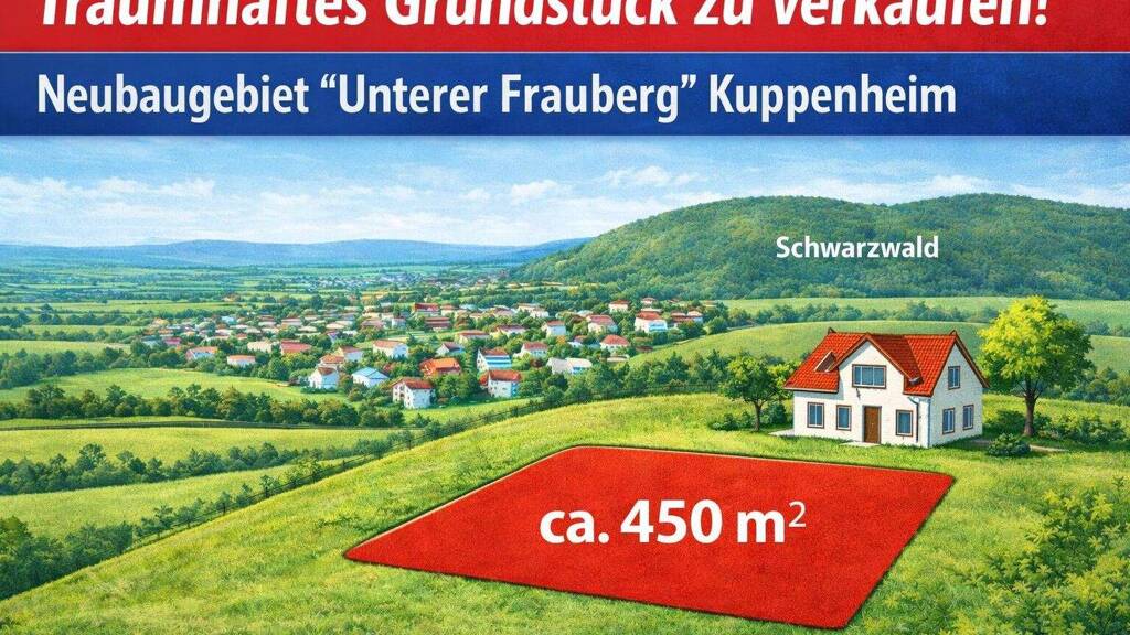 Grundstück zum Kauf 269.000 € 446 m² Grundstück Kuppenheim 76456