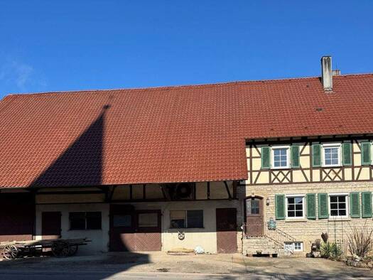 Bauernhaus zum Kauf 439.000 € 7 Zimmer 204 m² 1.334 m² Grundstück frei ab 30.09.2026 Gründelhardt Frankenhardt 74586