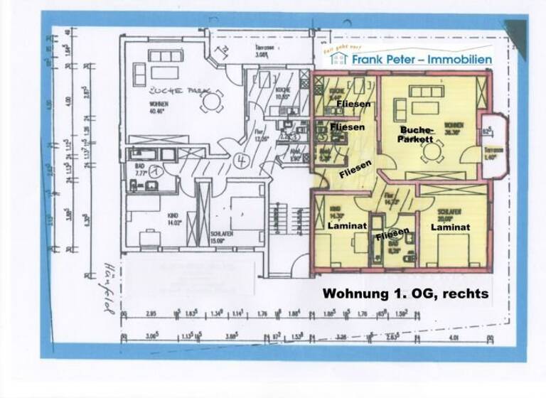 Wohnung zur Miete 670 € 3 Zimmer 108 m²<br/>Wohnfläche 1.<br/>Geschoss 01.06.2025<br/>Verfügbarkeit Am Tiergarten 15 Hünfeld Hünfeld 36088