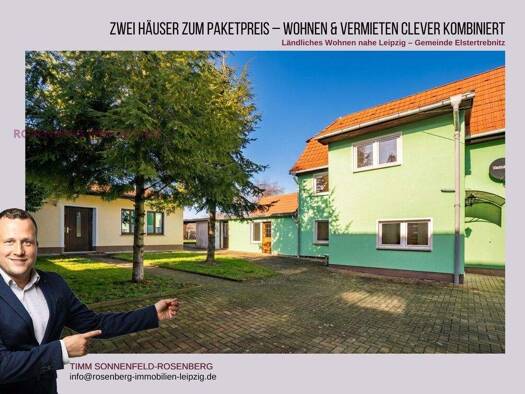 Einfamilienhaus zum Kauf 199.900 € 7 Zimmer 177 m² 608 m² Grundstück frei ab sofort D 12 Elstertrebnitz 04523