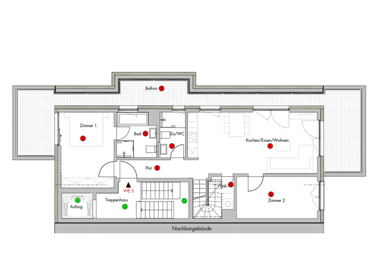 Maisonette zur Miete - Erstbezug 2.750 € 4 Zimmer 146,8 m² 3. Geschoss frei ab 01.04.2026 Wiehre Freiburg 79102