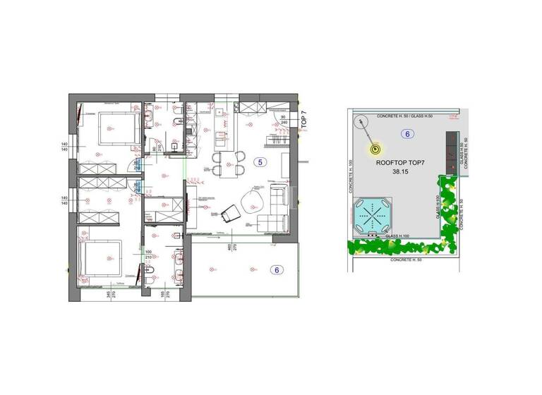 Penthouse zum Kauf 746.800 € 3 Zimmer 106,7 m² 2. Geschoss Via Burago 1 Salò 25087