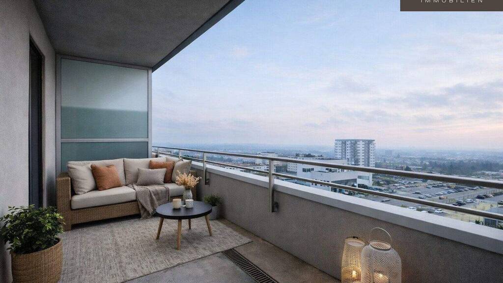 Wohnung zur Miete 769 € 2 Zimmer 54 m² 9. Geschoss frei ab sofort Wien 1100