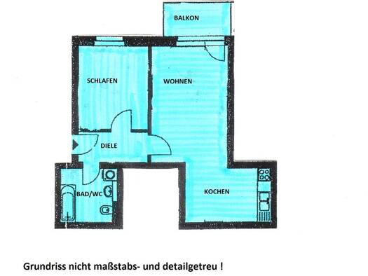 Wohnung zum Kauf 88.000 € 2 Zimmer 52 m² Geschoss 1/3 Friedrich-Adolf-Richter-Straße Wohngebiet Rudolspark Rudolstadt 07407