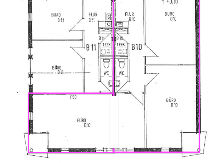Bürofläche zur Miete 618 € 3 Zimmer 103 m² Bürofläche Friedrich-List-Str. 9 Welschingen Engen , Hegau 78234