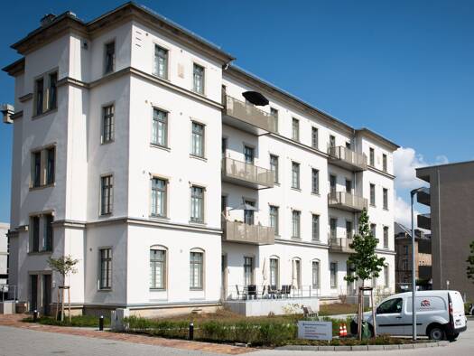 Betreutes Wohnen zur Miete 1.110 € 2 Zimmer 51,7 m² frei ab sofort Königsbrücker Straße 117 b Albertstadt Dresden 01099