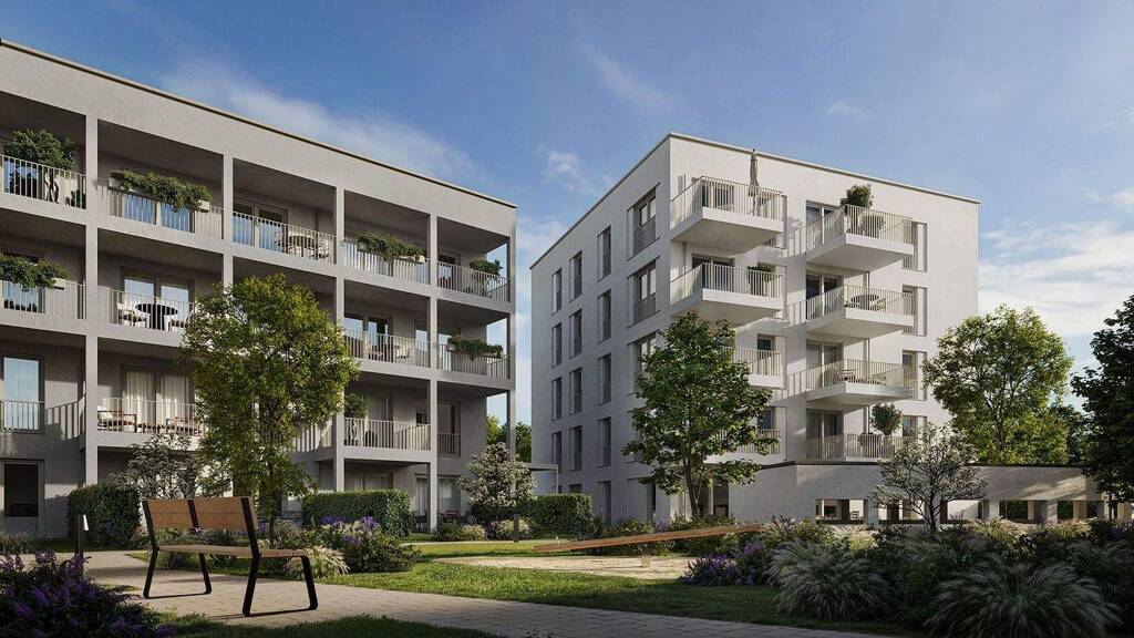 Wohnung zum Kauf - Erstbezug provisionsfrei 347.000 € 2 Zimmer 59,1 m² 2. Geschoss Ludwigsfeld Neu-Ulm 89231