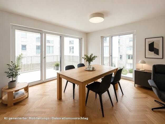 Wohnung zur Miete - Erstbezug 3.025 € 4 Zimmer 112 m² 1. Geschoss Stadtmitte Stadtbezirk 1 40545