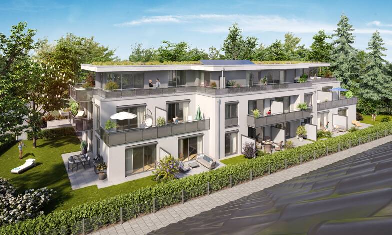 Terrassenwohnung zum Kauf provisionsfrei 858.000 € 3 Zimmer 80,4 m² EG Großhaderner Str. 24 Hadern München 81375