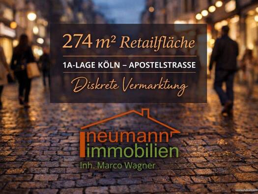 Laden zur Miete 9.330 € 274 m² Verkaufsfläche Altstadt-Süd Köln / Altstadt-Nord 50667