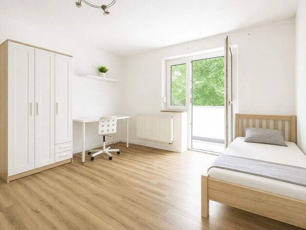 Wohnung zur Miete 1.490 € 4 Zimmer 75,5 m² 1. Geschoss Bischof von Henle Strasse 8 Kumpfmühl-Ziegetsdorf-Neuprüll Regensburg 93051