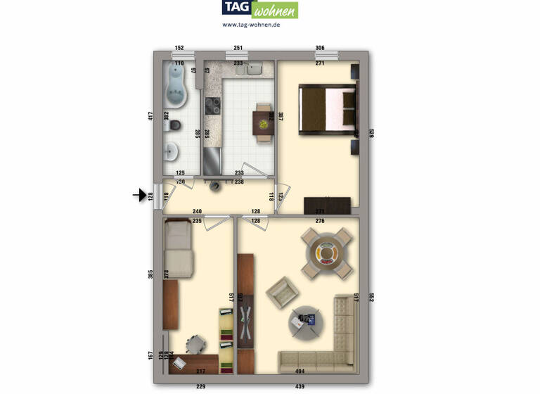 Wohnung zur Miete 395 € 3 Zimmer 70,9 m² 2. Geschoss frei ab 01.05.2026 Leimbacher Straße 22 Nordhausen 99734