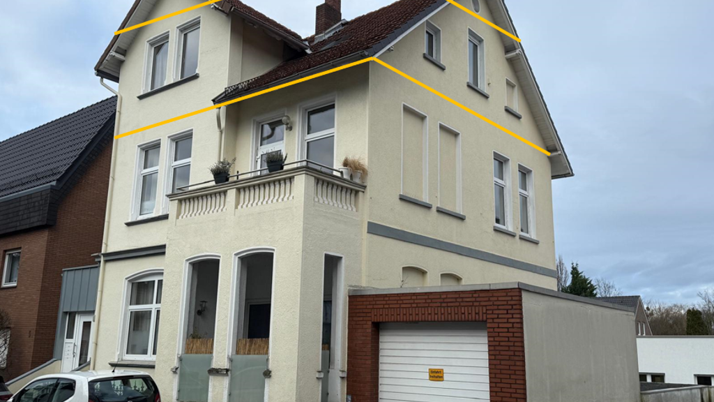 Wohnung zur Miete 400 € 2 Zimmer 63 m² Geschoss 2/3 frei ab sofort Uhlandstraße 3 Innenstadt Bad Oeynhausen 32545