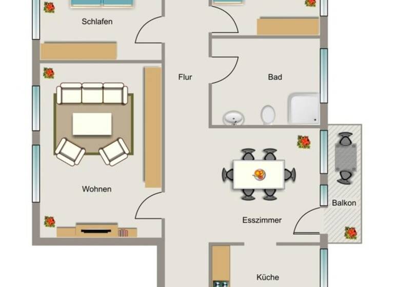 Wohnung zur Miete 674 € 3,5 Zimmer 78,3 m² 1. Geschoss frei ab 01.05.2026 Franz-Bracht-Straße 75 Stadtmitte Recklinghausen 45657