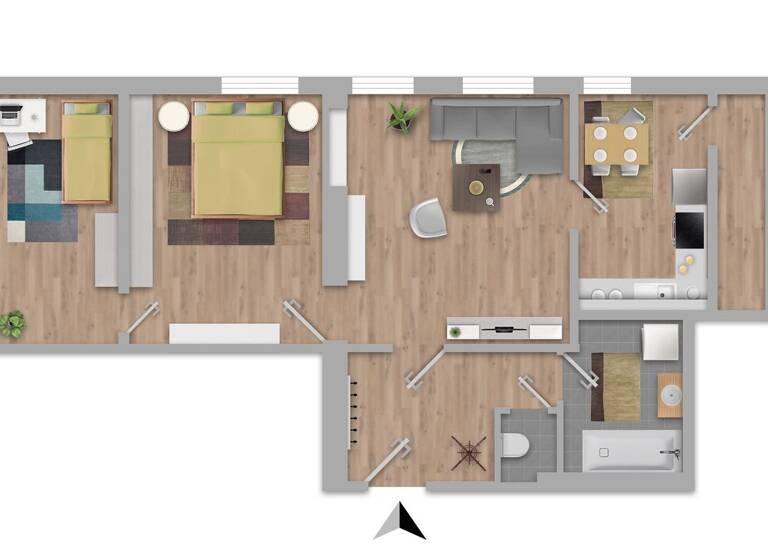 Wohnung zum Kauf 299.000 € 3 Zimmer 63 m² 2. Geschoss frei ab 01.06.2026 Wien 1230