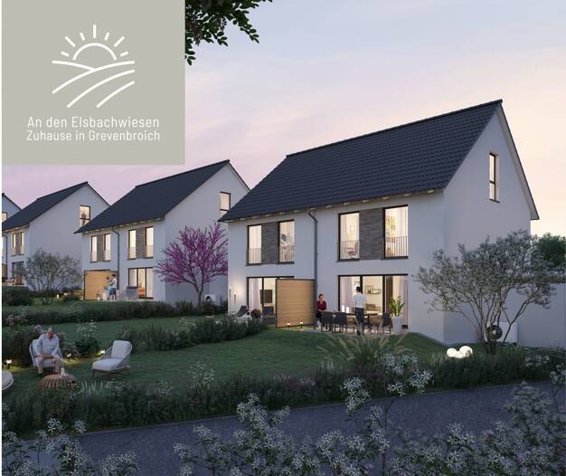 Doppelhaushälfte zum Kauf - Neubau provisionsfrei 592.900 € 5 Zimmer 132 m² 335 m² Grundstück Im Buschfeld 38 Elsen Grevenbroich 41515