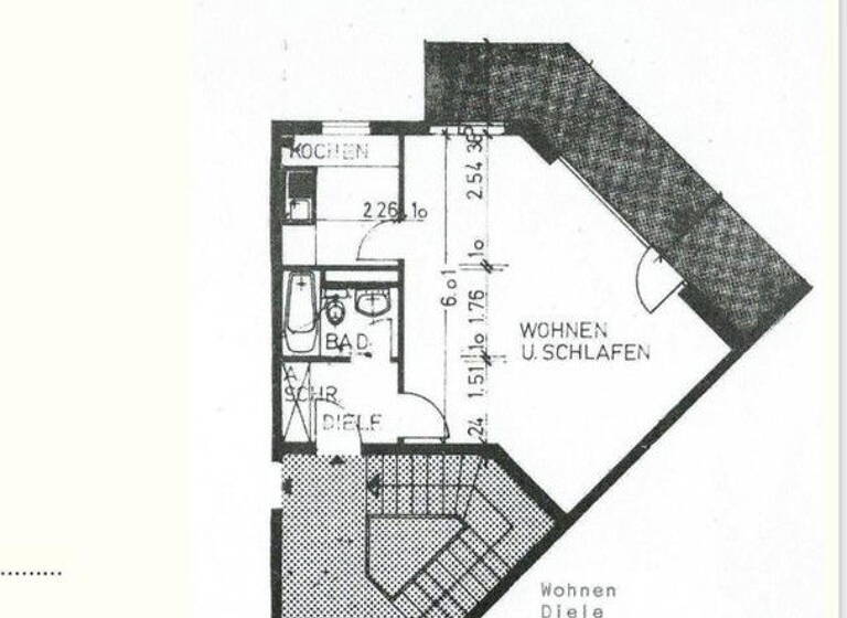 Wohnung zum Kauf provisionsfrei 122.000 € 2 Zimmer 44 m²<br/>Wohnfläche 2.<br/>Geschoss Locher Kotten 55 Wald Solingen 42719