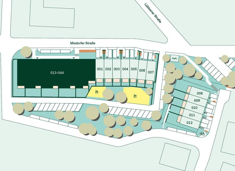 Wohnung zum Kauf - Neubau provisionsfrei 239.900 € 3 Zimmer 79,3 m²<br/>Wohnfläche 3.<br/>Geschoss 01.11.2026<br/>Verfügbarkeit Mixdorfer Straße 1 Dresdener Platz Frankfurt (Oder) 15232