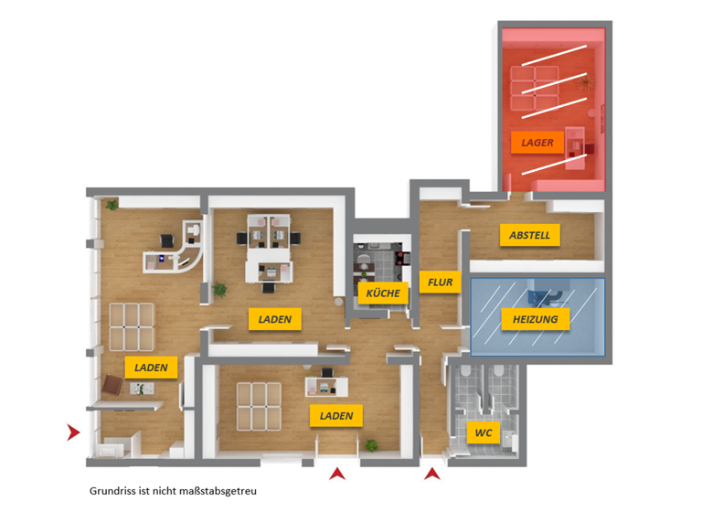 Büro zum Kauf 159.000 € 4 Zimmer Ruberting Eging a.See 94535
