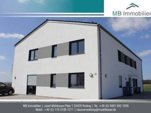 Wohnung zur Miete 879 € 3 Zimmer 92 m² Geschoss EG/1 frei ab sofort Fürstenbergstraße Neubäu Roding 93426