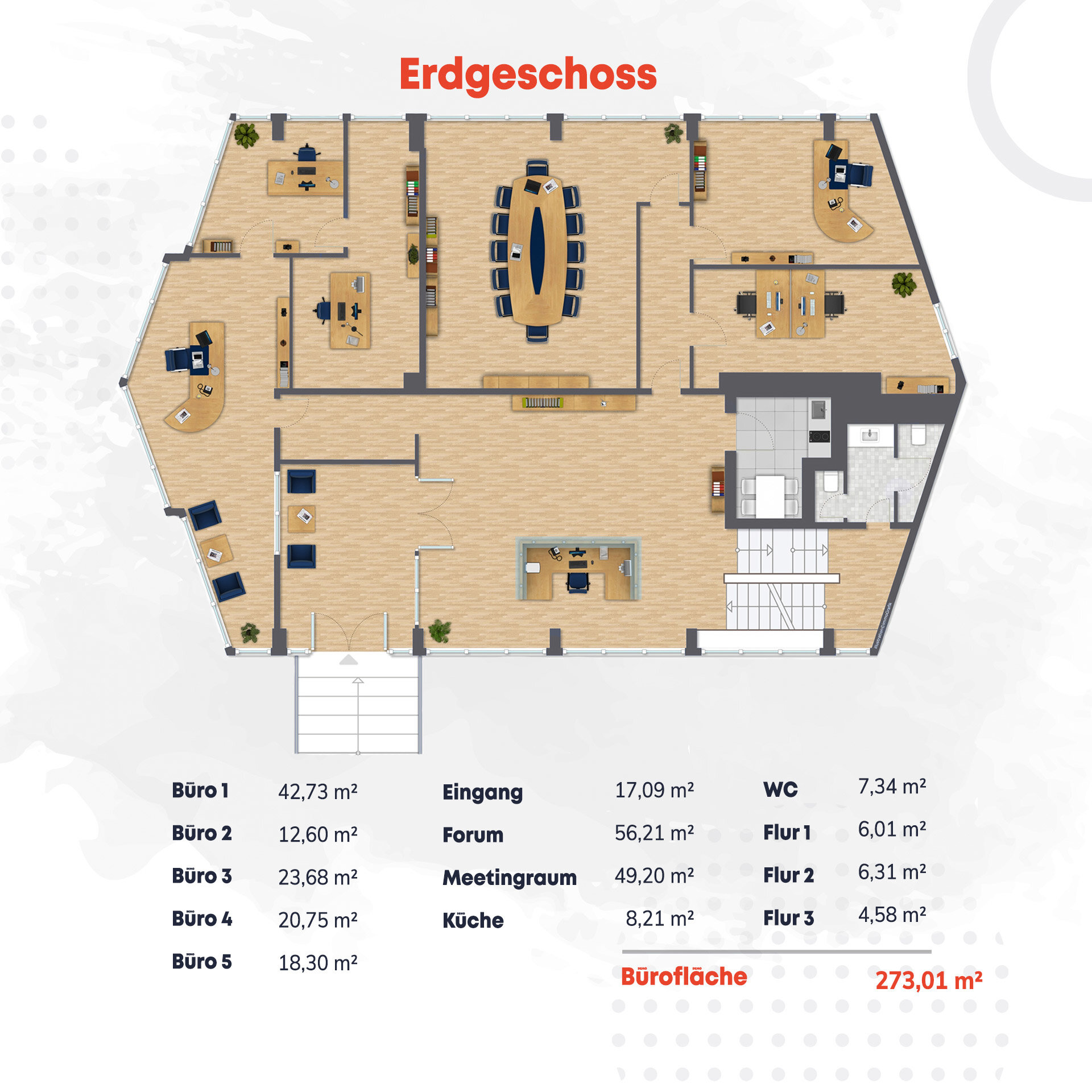 Bürofläche zur Miete 3.375 € 19 Zimmer 746,5 m²<br/>Bürofläche Lürrip Mönchengladbach 41065