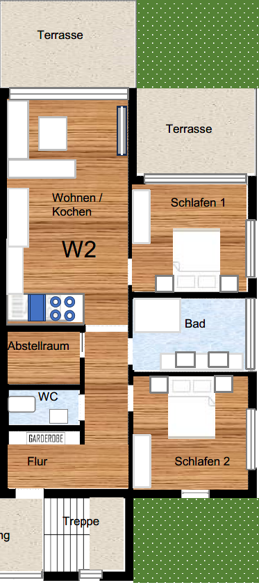 Wohnung zum Kauf provisionsfrei 389.438 € 3,5 Zimmer 100,6 m²<br/>Wohnfläche ab sofort<br/>Verfügbarkeit Trogen Trogen 95183