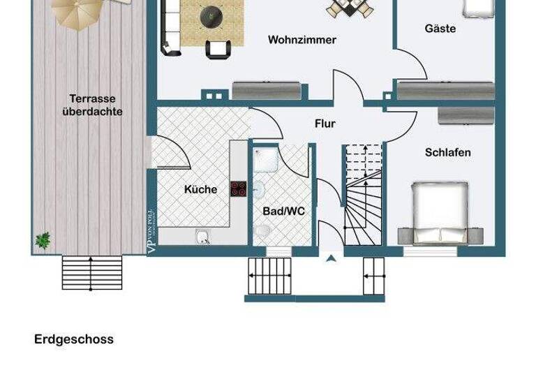 Mehrfamilienhaus zum Kauf 385.000 € 5 Zimmer 132 m² 1.834 m² Grundstück Melbeck 21406