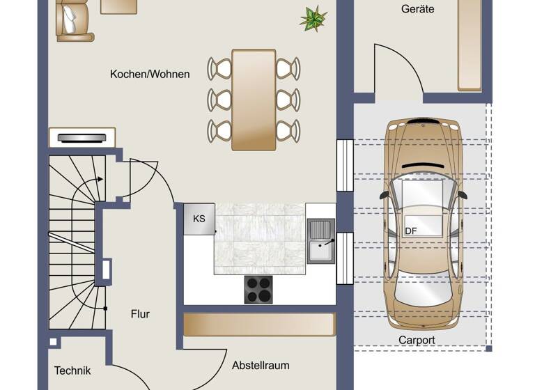 Doppelhaushälfte zur Miete 1.300 € 4 Zimmer 125 m²<br/>Wohnfläche 01.06.2025<br/>Verfügbarkeit Leschede Emsbüren 48488