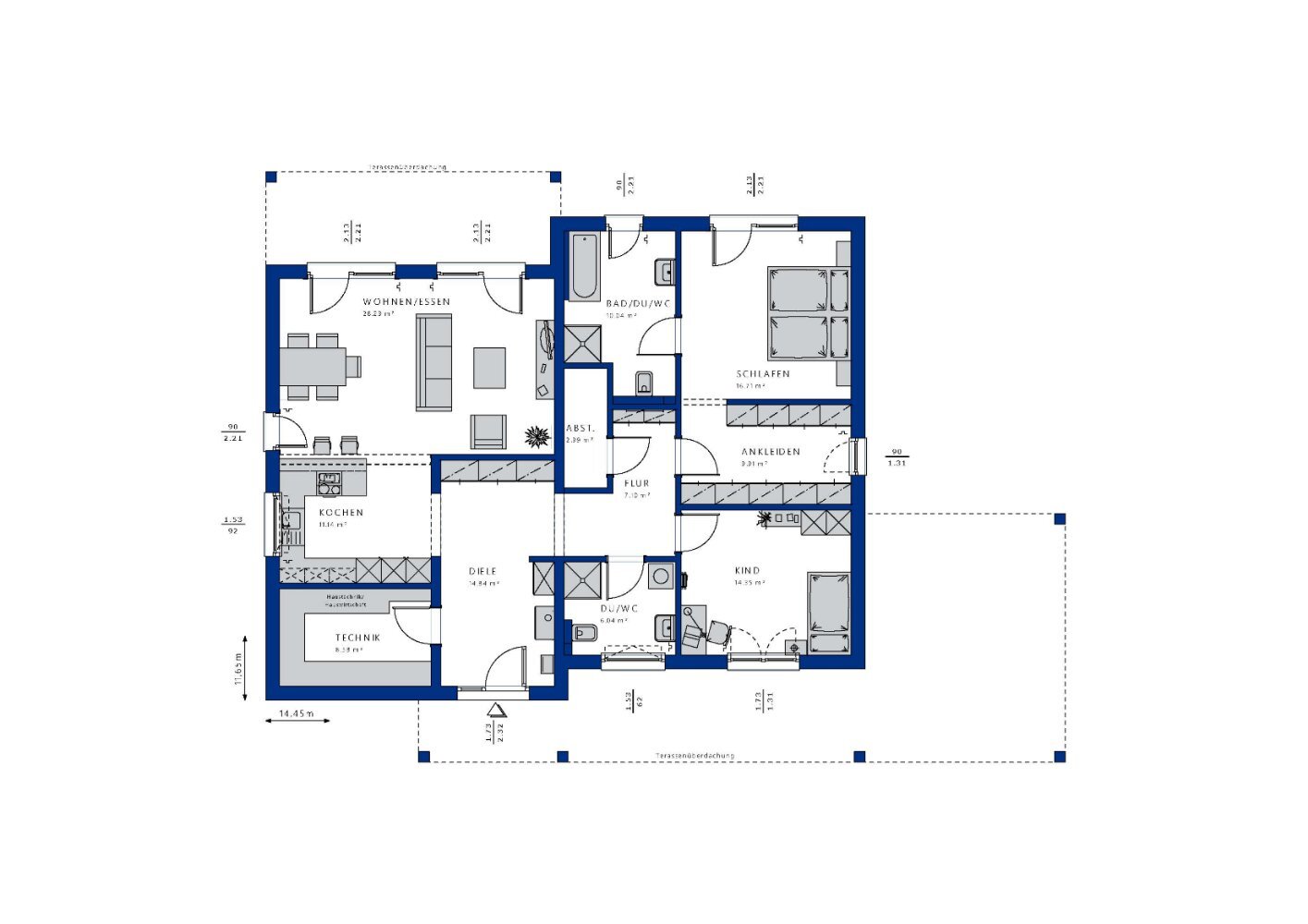 Bungalow zum Kauf 432.283 € 4 Zimmer 136 m²<br/>Wohnfläche 634 m²<br/>Grundstück Aschersleben Aschersleben 06449