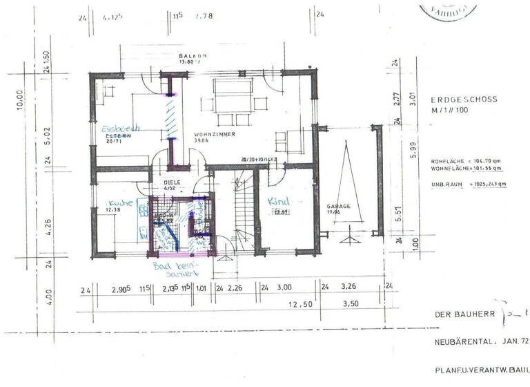 Einfamilienhaus zur Miete 1.800 € 8 Zimmer 245 m² 534 m² Grundstück frei ab 01.04.2026 Neubärental Wurmberg 75449