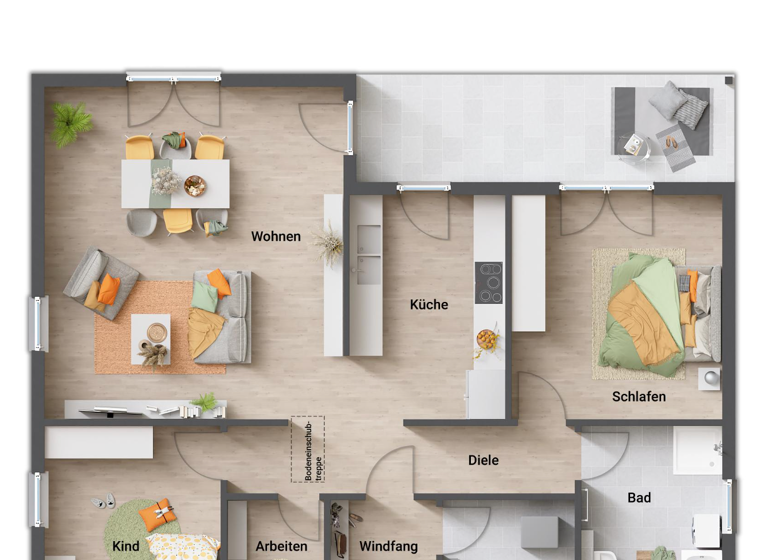 Bungalow zum Kauf - Erstbezug provisionsfrei 243.230 € 4 Zimmer 122,1 m² 538 m² Grundstück frei ab 01.01.2027 Bärmisgasse Lehesten 07349