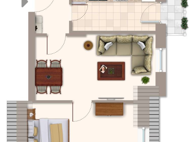 Wohnung zum Kauf 110.000 € 2 Zimmer 45,1 m² Dresden 01139