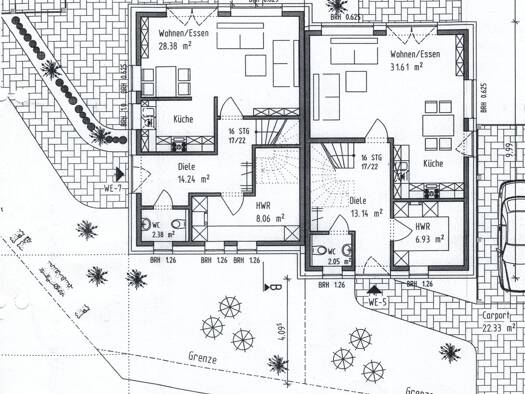 Doppelhaushälfte zur Miete 810 € 3 Zimmer 118 m² frei ab 01.05.2026 Lingen Lingen (Ems) 49808
