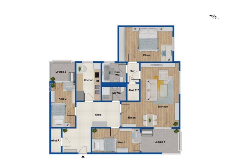 Wohnung zum Kauf 225.000 € 4 Zimmer 98 m² 6. Geschoss Stockach 78333
