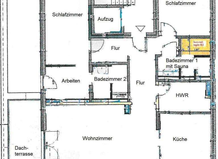 Wohnung zur Miete 3.000 € 3 Zimmer 136,4 m² 4. Geschoss frei ab sofort Am Wendebecken Seebad Warnemünde Rostock 18119