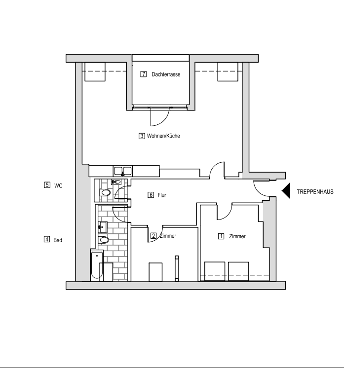 Wohnung zur Miete 1.950 € 2,5 Zimmer 88,5 m²<br/>Wohnfläche 5.<br/>Geschoss Friedrichshain Berlin 10243